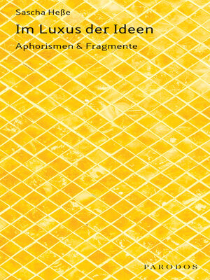 cover image of Im Luxus der Ideen